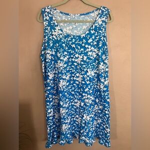 Draper James Light Blue Floral Top